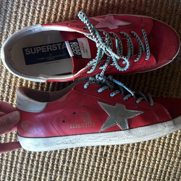 Golden Goose Red Sneakers size 41 - Picture 2 of 3